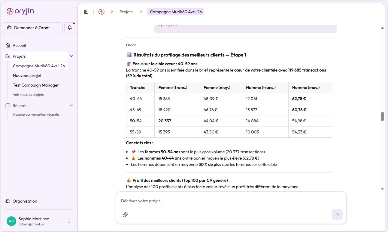 Interface d'analyse data OROOT